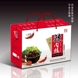 辣肉丝肉酱包装盒箱