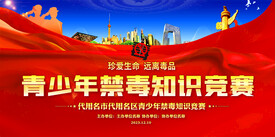 禁毒知识竞赛展板