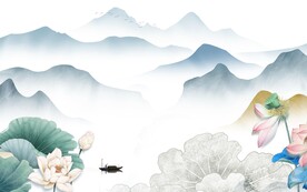 人气 最新中式山水 TIf分层