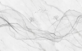 抽象线条水墨大理石背景墙