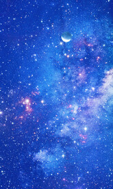 竖幅星空背景墙