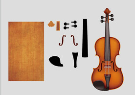 小提琴矢量图