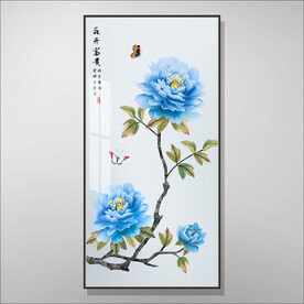 新中式花鸟牡丹画