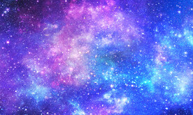 紫色宇宙星空星云