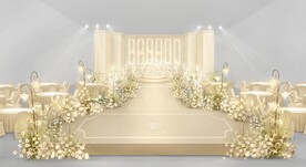 香槟色法式婚礼