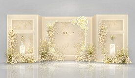 香槟色法式婚礼