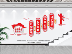 党建楼梯文化墙