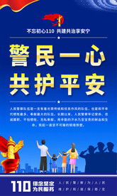 公安标语海报