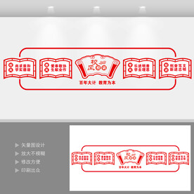校风校训文化墙