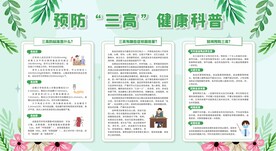 防治三高健康教育专栏