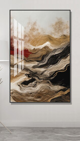 抽象山水装饰画