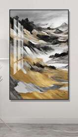 抽象山水装饰画