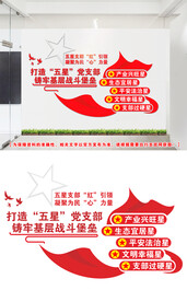 五星党支部文化墙