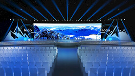 雪山舞美设计模型