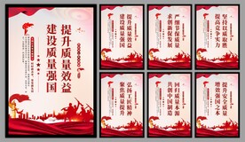 建设质量强国海报