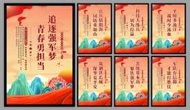 军队党建海报