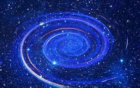 蓝色宇宙星空背景