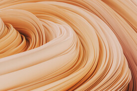 黄色抽象3d造型