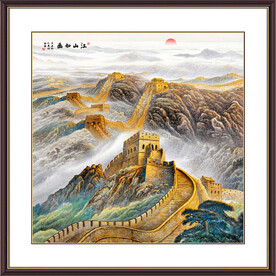 长城办公室装饰画