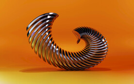 金色抽象立体造型