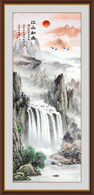 玄关山水画