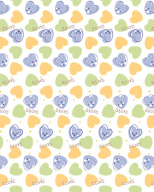 爱心星星字母卡通