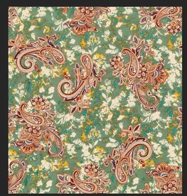 腰果花 数码印花