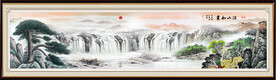 巨幅国画山水画