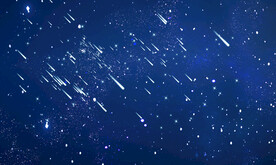 流星雨星空背景
