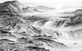 最新 高端中式山水 TiF分层