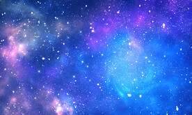蓝色宇宙星空背景图