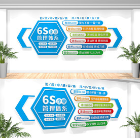 企业6S管理体系文化墙