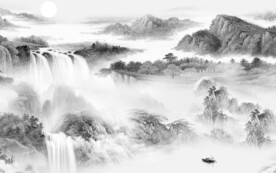 人气 意境中式山水 TiF分层