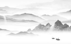 客厅 清晰中式山水 TiF分层