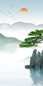 大气 中式新玄关画 TiF分层