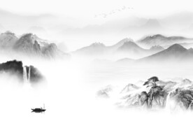 中式 灰色新品山水 TiF分层