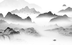 大气 灰色新品山水 TiF分层