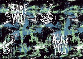 涂鸦迷彩压字母