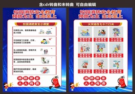 学校消防海报