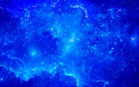 蓝色星空背景