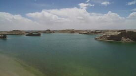 青海湖沙漠戈壁直播朋友圈视频