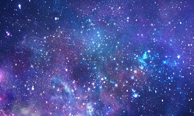 蓝色宇宙星空背景