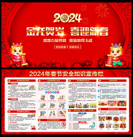2024年春节安全知识宣传栏