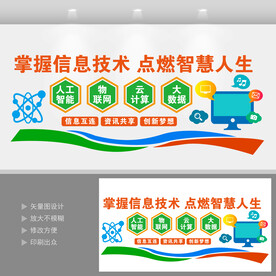 网络信息技术文化墙