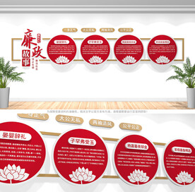 廉政故事文化墙