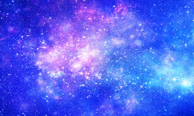 蓝色宇宙星空背景