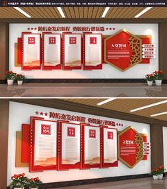 党员活动室权利义入党誓词文化墙