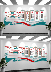 立德树人培根铸魂校园教育文化墙