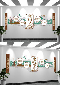 望闻问切中医宣传文化墙