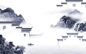 高清 轻奢高端山水 Tif分层